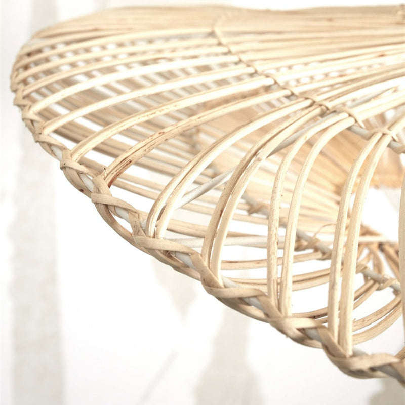 Dimensions Lampadaire Zanzibar Bambou et Fibre Tressée Naturelle 150 cm