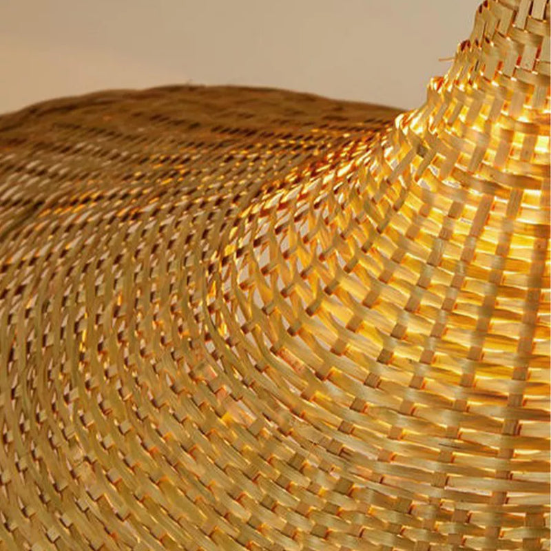 Dimensions Small Modern Bamboo Lampshade